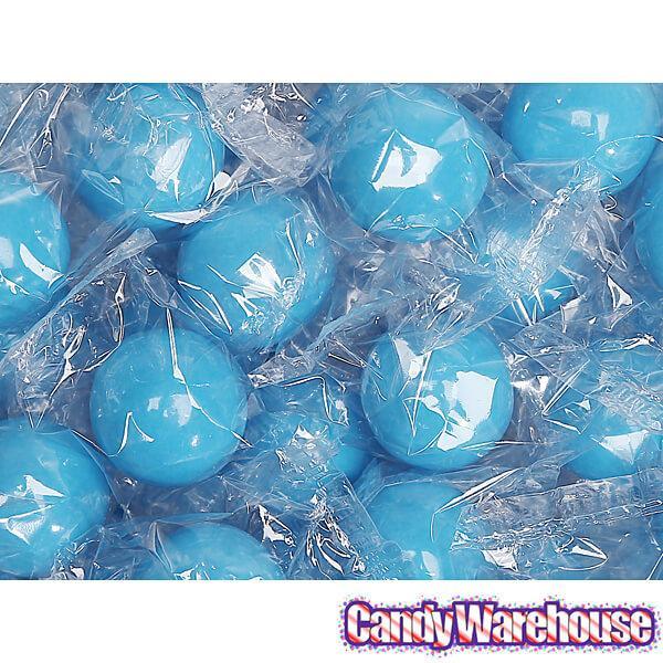 Wrapped 1-Inch Gumballs - Caribbean Blue: 200-Piece Bag | Candy Warehouse