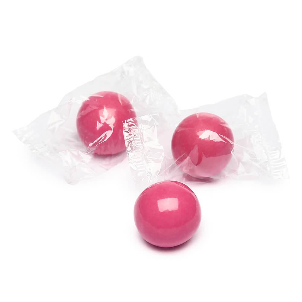 Wrapped 1-Inch Gumballs - Hot Pink: 200-Piece Bag - Candy Warehouse