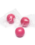 Wrapped 1-Inch Gumballs - Hot Pink: 200-Piece Bag - Candy Warehouse