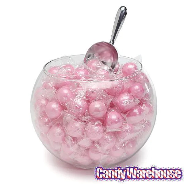 Wrapped 3/4-Inch Gumballs - Shimmer Light Pink: 100-Piece Bag - Candy Warehouse