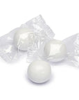 Wrapped 3/4-Inch Gumballs - Shimmer White: 100-Piece Bag - Candy Warehouse