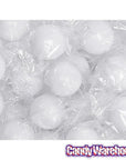 Wrapped 3/4-Inch Gumballs - Shimmer White: 100-Piece Bag - Candy Warehouse