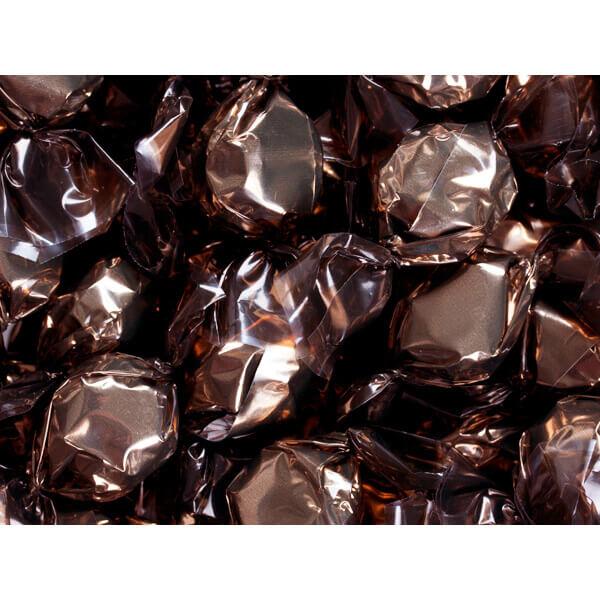 Wrapped Hard Candy Ovals - Brown - Coffee: 5LB Bag - Candy Warehouse