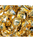 Wrapped Hard Candy Ovals - Gold - Peppermint: 5LB Bag