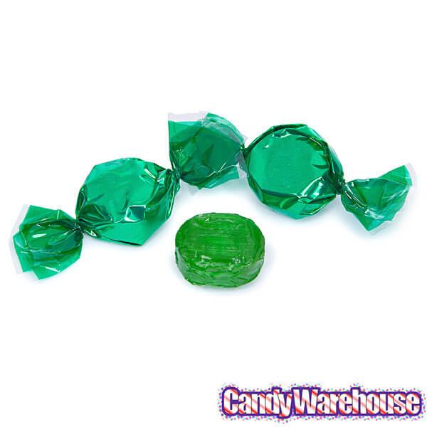 Wrapped Hard Candy Ovals - Green - Lime: 5LB Bag - Candy Warehouse