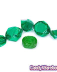 Wrapped Hard Candy Ovals - Green - Lime: 5LB Bag