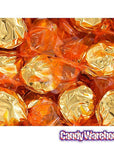 Wrapped Hard Candy Ovals - Orange: 5LB Bag