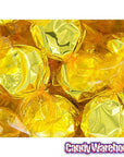 Wrapped Hard Candy Ovals - Yellow - Lemon: 5LB Bag - Candy Warehouse