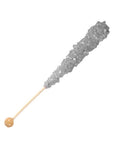 Wrapped Rock Candy Crystal Sticks - Silver: 120-Piece Case - Candy Warehouse