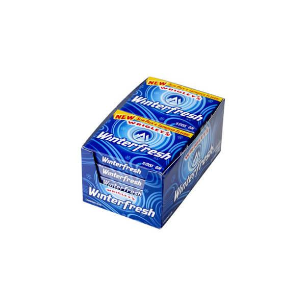 Wrigley&#39;s Winterfresh Gum Slim Packs: 10-Piece Box - Candy Warehouse