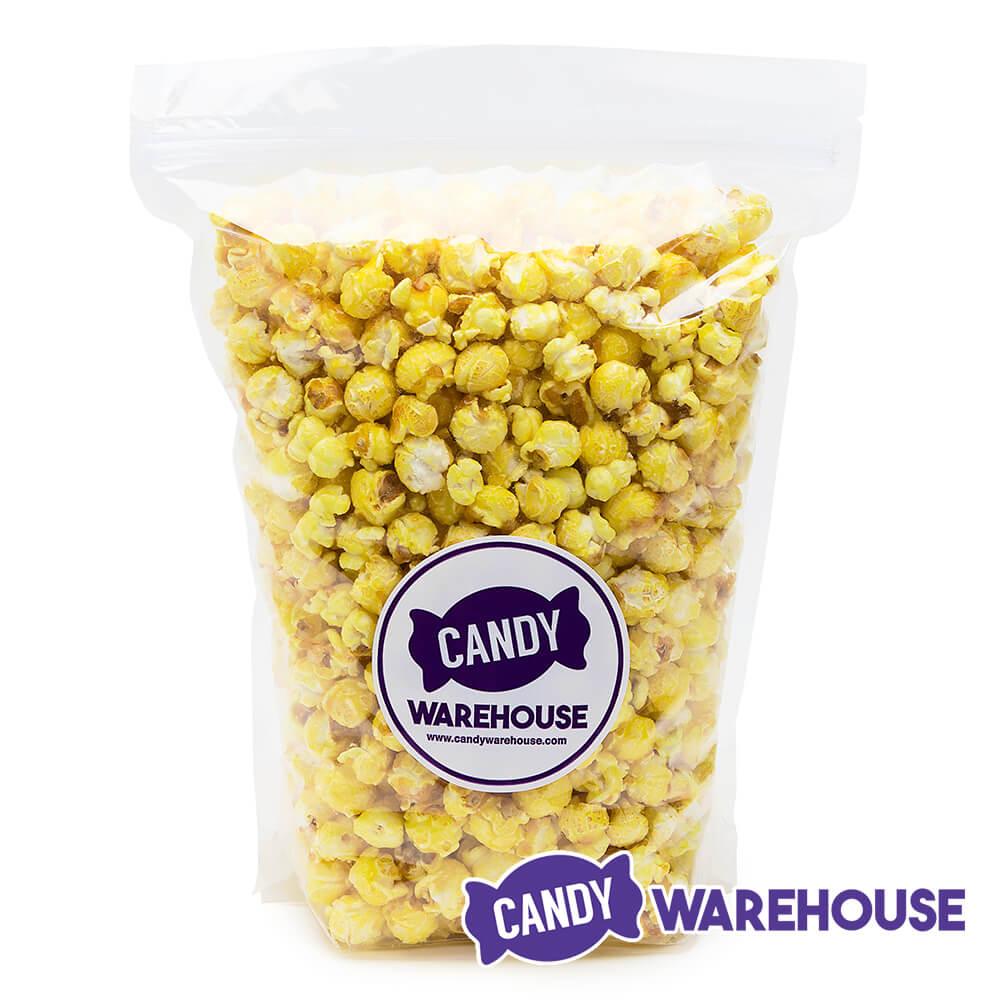 Yellow Candy Coated Popcorn - Banana: 1-Gallon Bag - Candy Warehouse