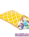 Yellow Casablanca Pattern Candy Bags: 25-Piece Pack