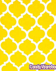 Yellow Casablanca Pattern Candy Bags: 25-Piece Pack