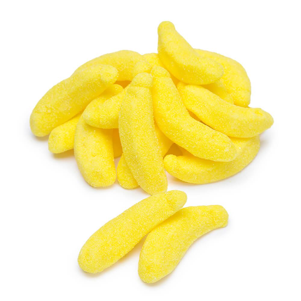 Yellow Gummy Bananas Candy: 2KG Bag - Candy Warehouse