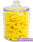 Yellow Gummy Bananas Candy: 2KG Bag - Candy Warehouse