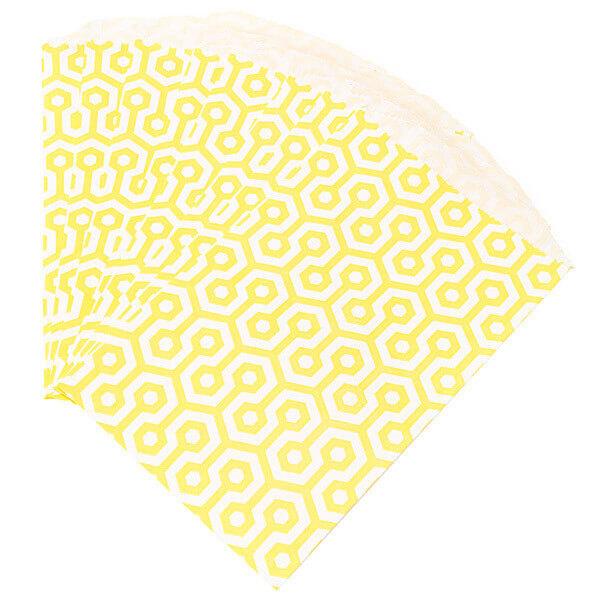 Yellow Honeycomb Candy Bags: 25-Piece Pack - Candy Warehouse