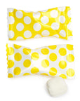 Yellow Polka Dots Wrapped Butter Mint Creams: 300-Piece Case - Candy Warehouse