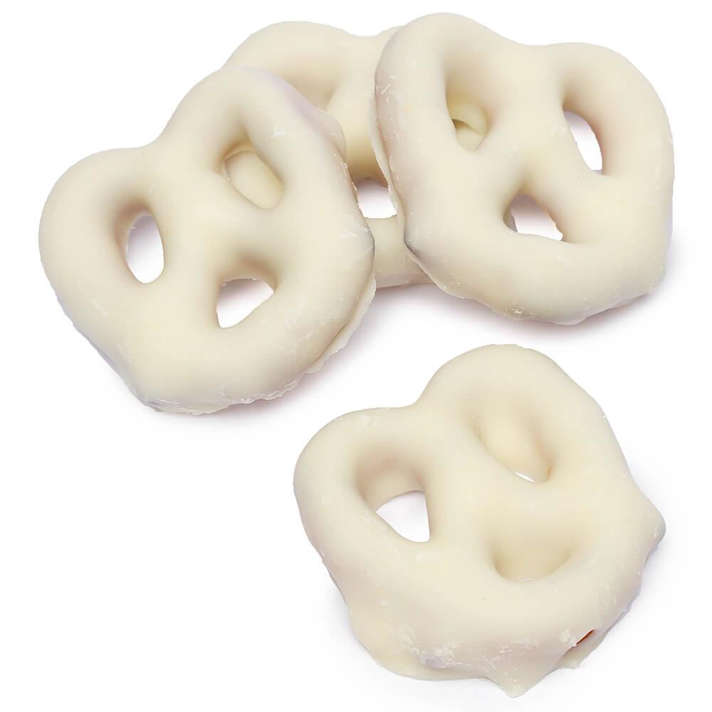 Yogurt Covered Mini Pretzels Candy: 14LB Case - Candy Warehouse