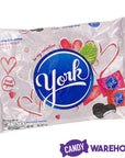 York Peppermint Patties Candy Hearts: 20-Piece Bag - Candy Warehouse