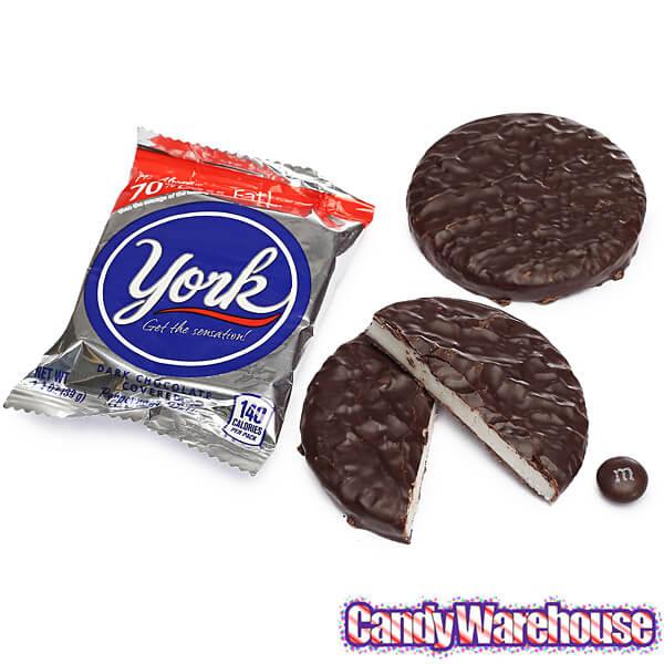 York Peppermint Patties Candy Packs: 36-Piece Box - Candy Warehouse