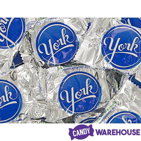 York Peppermint Patties Snack Size Packs: 175-Piece Box - Candy Warehouse