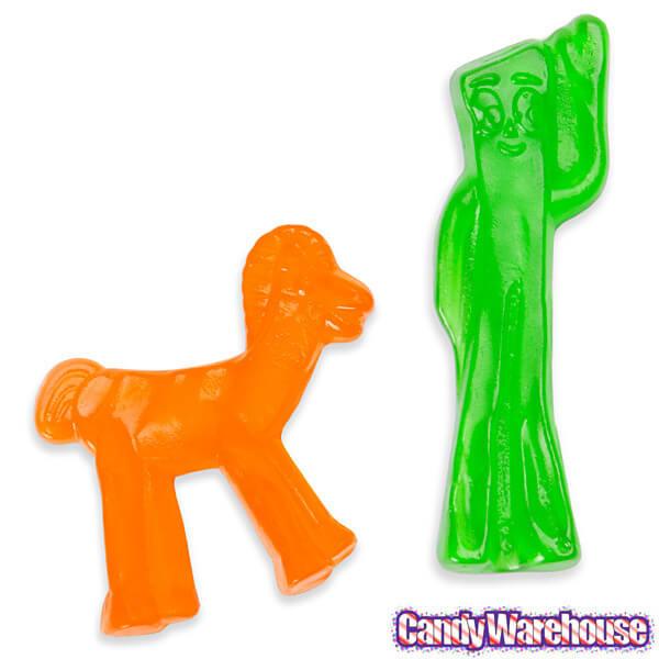 YumJunkie Gumby & Pokey Gummies 6-Ounce Peg Bags: 12-Piece Box - Candy Warehouse