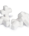 YumJunkie Mini White Candy Crosses: 5LB Bag