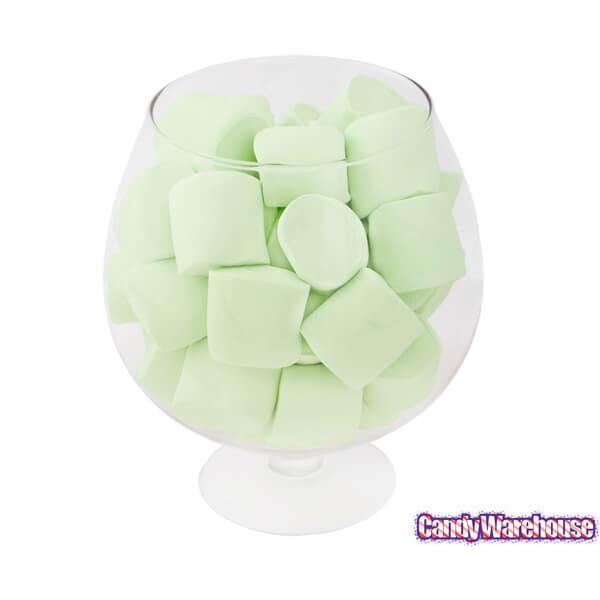 YumJunkie Pastel Green Big Fat Giant Marshmallows: 25-Piece Bag - Candy Warehouse