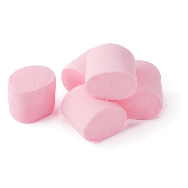 YumJunkie Pastel Pink Big Fat Giant Marshmallows: 25-Piece Bag