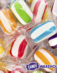 YumJunkie Sassy Cylinders Assortment Striped Hard Candy: 5LB Bag - Candy Warehouse