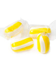 YumJunkie Sassy Cylinders Banana Yellow Striped Hard Candy: 5LB Bag