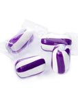 YumJunkie Sassy Cylinders Grape Purple Striped Hard Candy: 5LB Bag