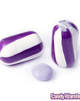 YumJunkie Sassy Cylinders Grape Purple Striped Hard Candy: 5LB Bag