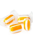 YumJunkie Sassy Cylinders Orange Striped Hard Candy: 5LB Bag