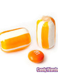 YumJunkie Sassy Cylinders Orange Striped Hard Candy: 5LB Bag