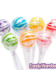 YumJunkie Sassy Spheres Assorted Striped Ball Lollipops - Petite: 400-Piece Bag