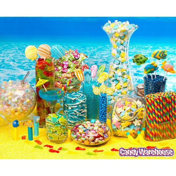 YumJunkie Sassy Spheres Assortment Striped Candy Balls - Petite: 5LB Bag - Candy Warehouse