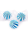 YumJunkie Sassy Spheres Blueberry Blue Striped Candy Balls: 5LB Bag