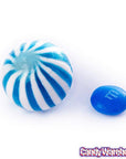 YumJunkie Sassy Spheres Blueberry Blue Striped Candy Balls: 5LB Bag