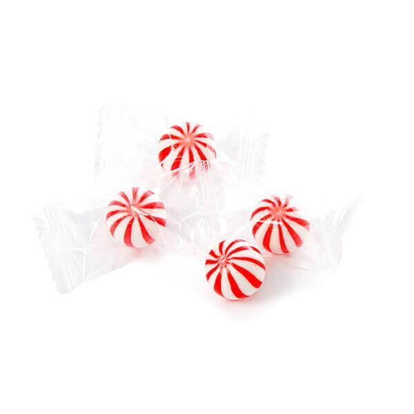 YumJunkie Sassy Spheres Cherry Red Striped Candy Balls - Petite: 5LB B ...