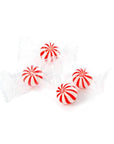 YumJunkie Sassy Spheres Cherry Red Striped Candy Balls - Petite: 5LB Bag - Candy Warehouse