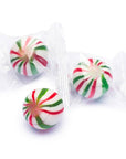 YumJunkie Sassy Spheres Christmas Striped Hard Candy Balls: 5LB Bag