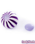 YumJunkie Sassy Spheres Grape Purple Striped Candy Balls: 5LB Bag - Candy Warehouse