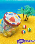 YumJunkie Sassy Spheres Jumbo Beach Balls Hard Candy: 35-Piece Jar