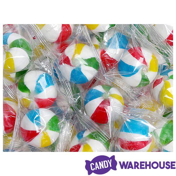 YumJunkie Sassy Spheres Jumbo Beach Balls Hard Candy: 35-Piece Jar - Candy Warehouse