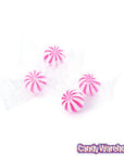 YumJunkie Sassy Spheres Strawberry Pink Striped Candy Balls - Petite: 5LB Bag