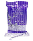 YumJunkie Sassy Straws Candy Powder Filled Mini Straws - Grape: 50-Piece Bag - Candy Warehouse