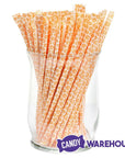 YumJunkie Sassy Straws Candy Powder Filled Mini Straws - Orange: 50-Piece Bag - Candy Warehouse