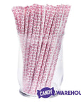 YumJunkie Sassy Straws Candy Powder Filled Mini Straws - Watermelon: 50-Piece Bag