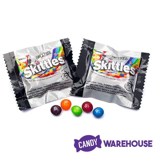 Zombie Skittles Candy Fun Size Packs: 20-Piece Bag - Candy Warehouse